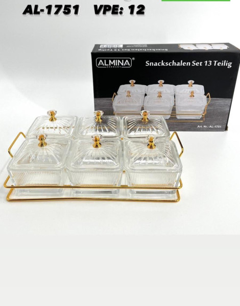 AL-1751 Snackschalen Set 13 Tlg