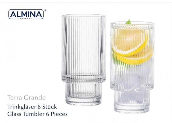 Al-9864 Trinkglas 6er Terra Grande - 8