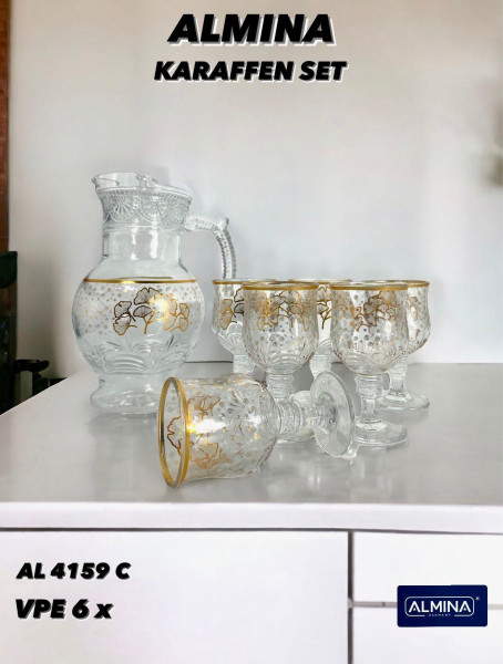 AL-4159 Karaffen Set 8 Tlg