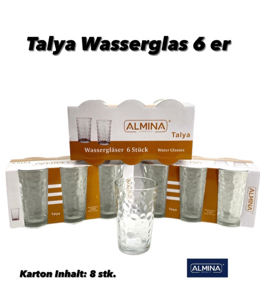 Talya Wasserglas 6er AL-4395