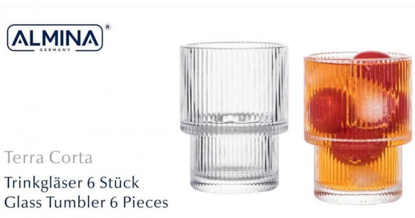 AL-9857 Trinkglas 6er Terra Corta - 8