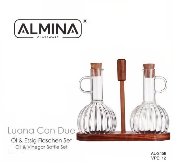 AL-3458 Öl & Essig 2er mit Stand Luana Con Due - 12