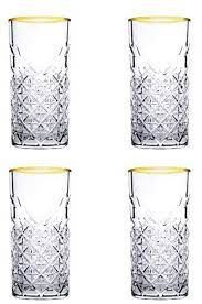 420326 Timeless Limonadeglas 4er GOLD - 6