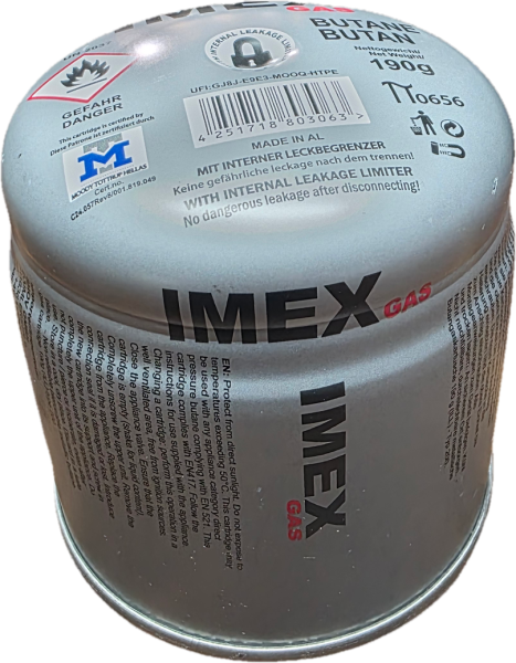 Gaskartuschen / Kartus Gaz IMEX