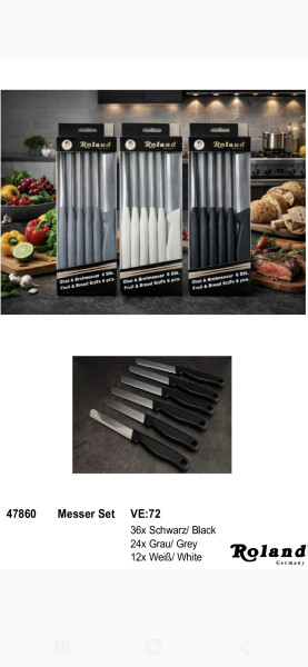 47860 Brotmesser Set 6 tlg. / Meyve bicak