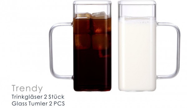 Wasserglas 2er AL-0679 Trendy