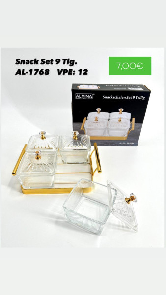 AL-1768 Snackschalen Set 9 tlg - 12
