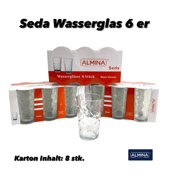 Seda Wasserglas 6er AL-4388
