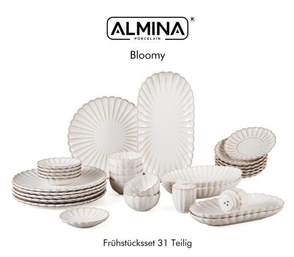 AL-6688 Frühstücks Set 31 Tlg.Bloomy - 1